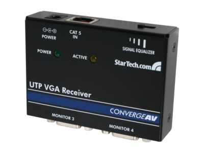 StarTech VGA Video Extender Remote Receiver over Cat 5 ST121R VGA Interface