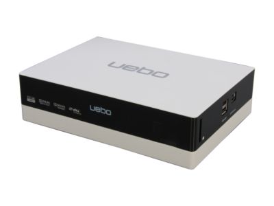 UEBO M200-W-US 1080p Networked USB 2.0 HD Media Player, 3.5" Internal HDD slot, w/ Remote