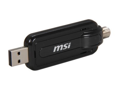 MSI DIGIVOX ATSC 8VSB/QAM Dongle DIGIVOX ATSC (Black) USB 2.0 Interface
