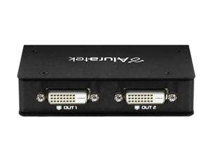 Aluratek 2-Port DVI Video Splitter ADS02F DVI Interface