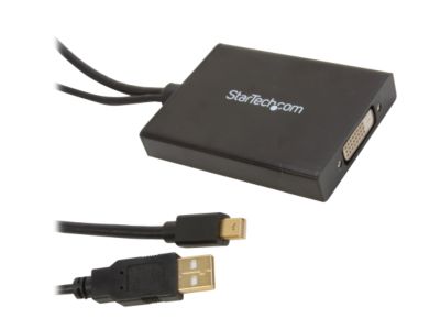 StarTech Mini DisplayPort to DVI Dual-Link Active Adapter - USB Powered MDP2DVID Mini DisplayPort to DVI Interface