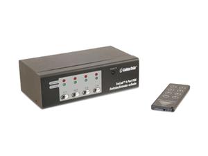 Cables To Go TruLink 4-Port UXGA Monitor Switcher/Extender with 3.5mm Audio 39972 UXGA Interface