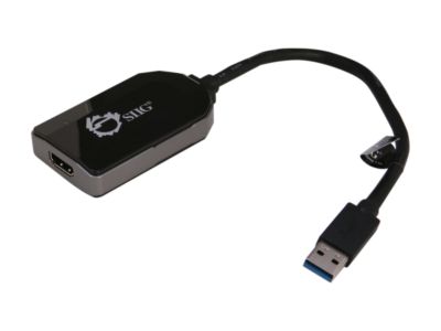 SIIG USB 3.0 to HDMI/DVI Multi Monitor Video Adapter JU-H20111-S1 USB 3.0 to HDMI Interface - OEM