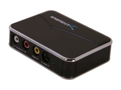 SABRENT USB 2.0 Video & Audio Capture DVD Maker With Real Time TV Display - Dual Export VD-GRBR USB 2.0 Interface