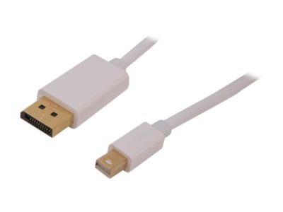 StarTech 3m White Mini DisplayPort to DisplayPort Adapter Cable - M/M MDP2DPMM3MW Mini DisplayPort to DisplayPort Interface