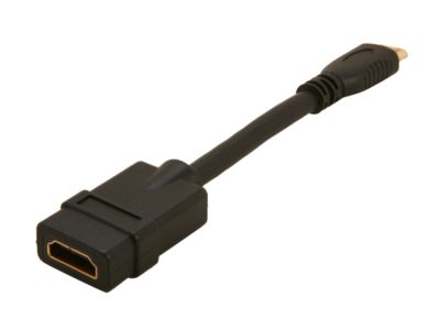 StarTech 5in High Speed HDMI Cable with Ethernet- HDMI to HDMI Mini- F/M HDACFM5IN HDMI Interface