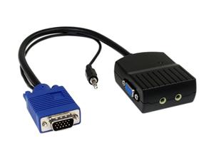 StarTech 2 Port VGA Video Splitter with Audio - USB Powered ST122LEA VGA Interface