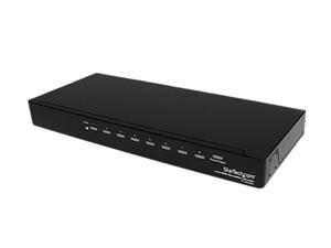 StarTech 8 Port High Speed HDMI Video Splitter w/ Audio - Rack Mountable ST128HDMI2 HDMI Interface
