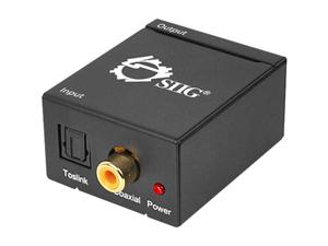 SIIG Digital to Analog Audio Converter CE-CV0011-S1 Component Interface - OEM