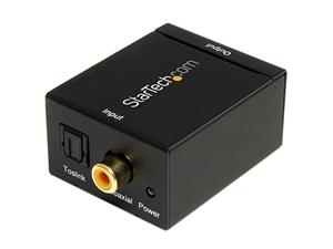 StarTech SPDIF Digital Coaxial or Toslink to Stereo RCA Audio Converter SPDIF2AA Component Interface