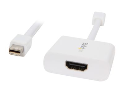 StarTech Mini DisplayPort to HDMI Video Adapter Converter - White MDP2HDW Mini DisplayPort to HDMI Interface