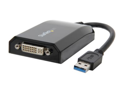 StarTech USB 3.0 to DVI / VGA External Video Card Multi Monitor Adapter - 2048x1152 USB32DVIPRO USB 3.0 to DVI Interface
