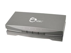 SIIG 4x1 Composite/S-Video & Audio Switch CE-CM0211-S1 Component Interface