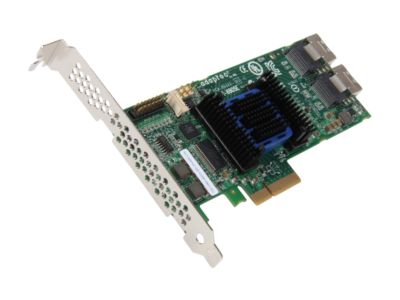 Adaptec RAID 6805E 2270900-R 6Gb/s SATA/SAS 4 internal ports w/ 128MB cache memory Controller Card, Single