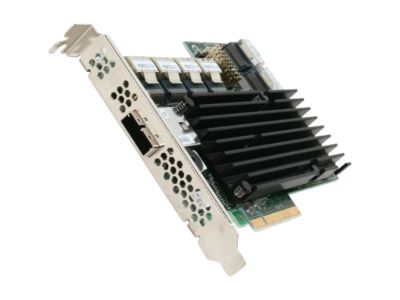 LSI MegaRAID 9280-24i4e SATA/SAS 6Gb/s PCIe 2.0 w/ 512MB onboard memory controller card, Single