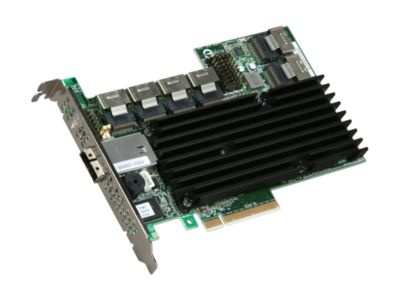 3ware 9750-24i4e SATA/SAS 6Gb/s PCIe 2.0 w/512 MB onboard memory controller card, Single
