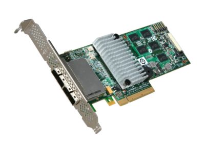 3ware External 9750-8e SATA/SAS 6Gb/s PCIe 2.0 w/512 MB onboard memory controller card, Single