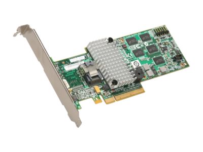 LSI MegaRAID SATA/SAS 9260-4i 6Gb/s PCI-Express 2.0 w/ 512MB onboard memory RAID Controller Card, Kit