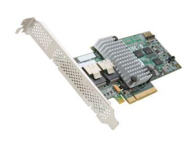 Intel RAID SATA 8 internal port w/ 256MB cache memory PCI-E 2.0 x8 Controller Card (RT3WB080)