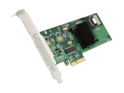 LSI Internal SATA/SAS 9211-4i 6Gb/s PCI-Express 2.0 RAID Controller Card, Kit