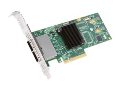 LSI LSI00188 PCI Express Low Profile Ready SATA / SAS 9200-8e Controller Card (Single Pack)