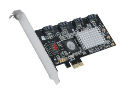 SYBA SY-PEX40008 PCI Express SATA II (3.0Gb/s) Software RAID Controller Card