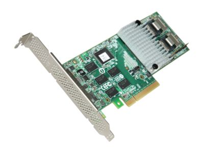 LSI MegaRAID Internal Low-Power SATA/SAS 9261-8i 6Gb/s PCI-Express 2.0 w/ 512MB onboard memory RAID Controller Card, Single