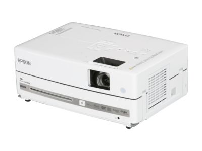 EPSON PowerLite Presenter WXGA 1280x800 2500 Lumens Portable 3LCD Projector / DVD Player Combo