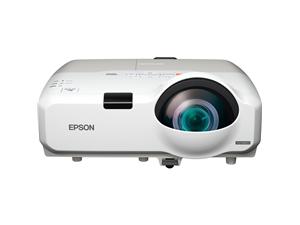 EPSON PowerLite 425W 1280 x 800 2500 lumens LCD Projector 3000:1 RJ45