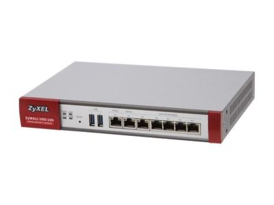 ZyXEL ZyWALL USG100 Unified Security Gateway Firewall w/50 VPN Tunnels, SSL VPN, 7 Gigabit Ports, High Availability