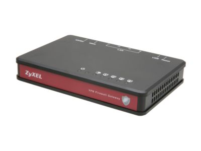 ZyXEL VFG6005 4-Port Gigabit VPN Firewall Gateway SPI Firewall Throughput: 300 Mbps IPSec VPN (AES) Throughput: 11 Mbps