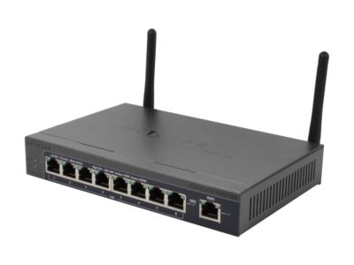 NETGEAR FVS318N-100NAS ProSafe Wireless-N 8-port Gigabit VPN Firewall 6000 Simultaneous Sessions 95 Mbps