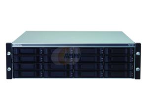 PROMISE VessRAID Series VR1840iU RAID 0, 1, 1E, 3, 6, 5, 10(0+1), 30, 50, 60 16 3.5" Drive Bays Quad Ports full-duplex 1Gb iSCSI 3U 16 Bays Quad Ports iSCSI-to-SAS/SATA RAID Sub-System