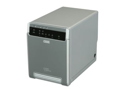 SANS DIGITAL MobileSTOR MS4UM+ JBOD (Hard drives are accessed individually) 4 x Hot-Swappable 3.5" Drive Bays USB 3.0, eSATA 4-Bay eSATA Port Multiplier and USB 3.0 JBOD Tower (Silver)