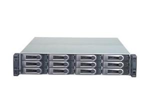 PROMISE VTE310sD RAID 0, 1, 1E, 5, 6, 10, 50, 60 12 3.5" Drive Bays Four 3Gb/s SAS x4 host ports; One external 3Gb/s SAS x4 port for JBOD expansion (up to 4 VTrak J-Class JBOD Systems) Supports Mini-SAS Connector (SFF-8088) RAID Sub-System