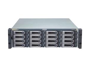 PROMISE VTE610fS RAID 0, 1, 1E, 5, 6, 10, 50, 60 16 3.5" Drive Bays Dual 4Gb Fibre Channel host ports One external 3Gb/s SAS x4 ports for JBOD expansion (up to 4 VTrak JBOD Systems) RAID Sub-System