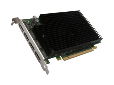 PNY VCQ450NVS-X16-PB Quadro NVS 450 512MB (256MB per GPU) 128-bit (64-bit per GPU) GDDR3 PCI Express x16 Workstation Video Card