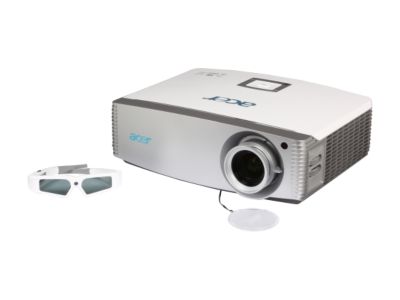 Acer H9500BD 1920 x 1080 DLP Home Theater Projector 2,000 ANSI Lumens (Standard), 1,600 ANSI Lumens (ECO) 50000:1