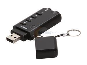 BYTECC BT-US711 7.1 Channels 16-bit USB 2.0 Interface 7.1CH Optical Sound Adapter