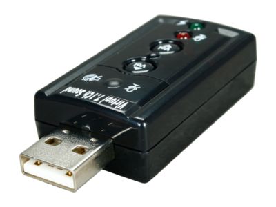 StarTech ICUSBAUDIO7 Virtual 7.1 Channels USB Interface Stereo Audio Adapter External Sound Card