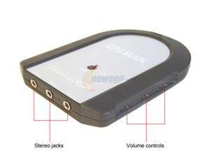 ZALMAN ZM-RSSC 5.1 Channels 16-bit 48KHz USB Interface External Stereo Sound Card