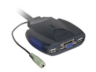 CABLES TO GO 52043 2-PORT VGA and USB Micro KVM with Audio