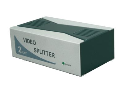 GWC VS1120 Video 2-Port Splitter, VGA /SVGA, Metal Casing