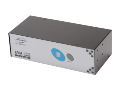 LINKSKEY LKV-DM04SK 4-Port Dual Monitor KVM Switch w/ Cables