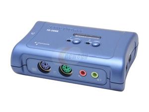 TRENDnet TK-208K 2-Port PS/2 KVM Switch Kit w/ Audio