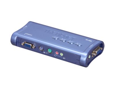 TRENDnet TK-408K 4-Port PS/2 KVM Switch Kit w/Audio