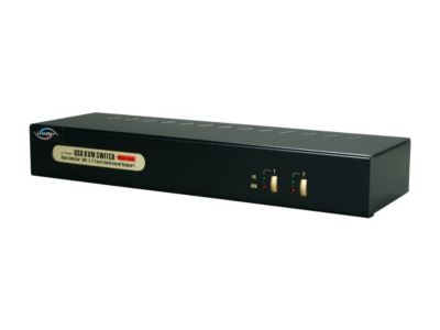 LINKSKEY LDV-DM722AUSK 2-Port Dual Monitor DVI/DVI Dual Link 7.1 Surround Sound KVM Switch w/ Cables