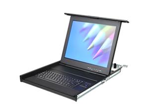 Avocent ECS17KMM8P-001 1U 17-inch LCD Console Tray with integrated digital 8-port KVM over IP switch