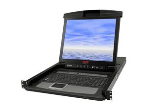 APC AP5808 Rackmount LCD Console with Integrated KVM Switch
