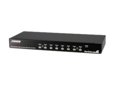 StarTech SV831DUSBAU 8 Port Rack Mount USB VGA KVM Switch w/ Audio
